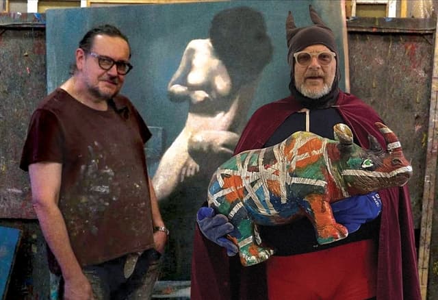 VERNISÁŽ: Pavel Šmíd a Jiří Surůvka: Sveřepí šakali