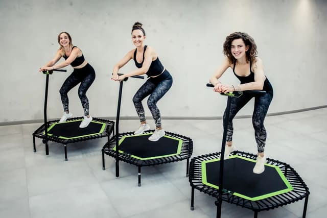 Lekce jumpingu v Jumping Fitness Brno