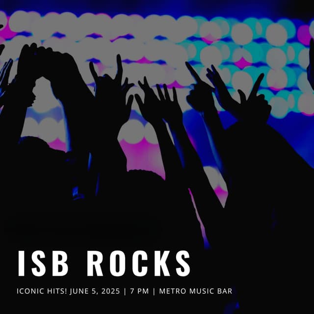 ISB rocks!