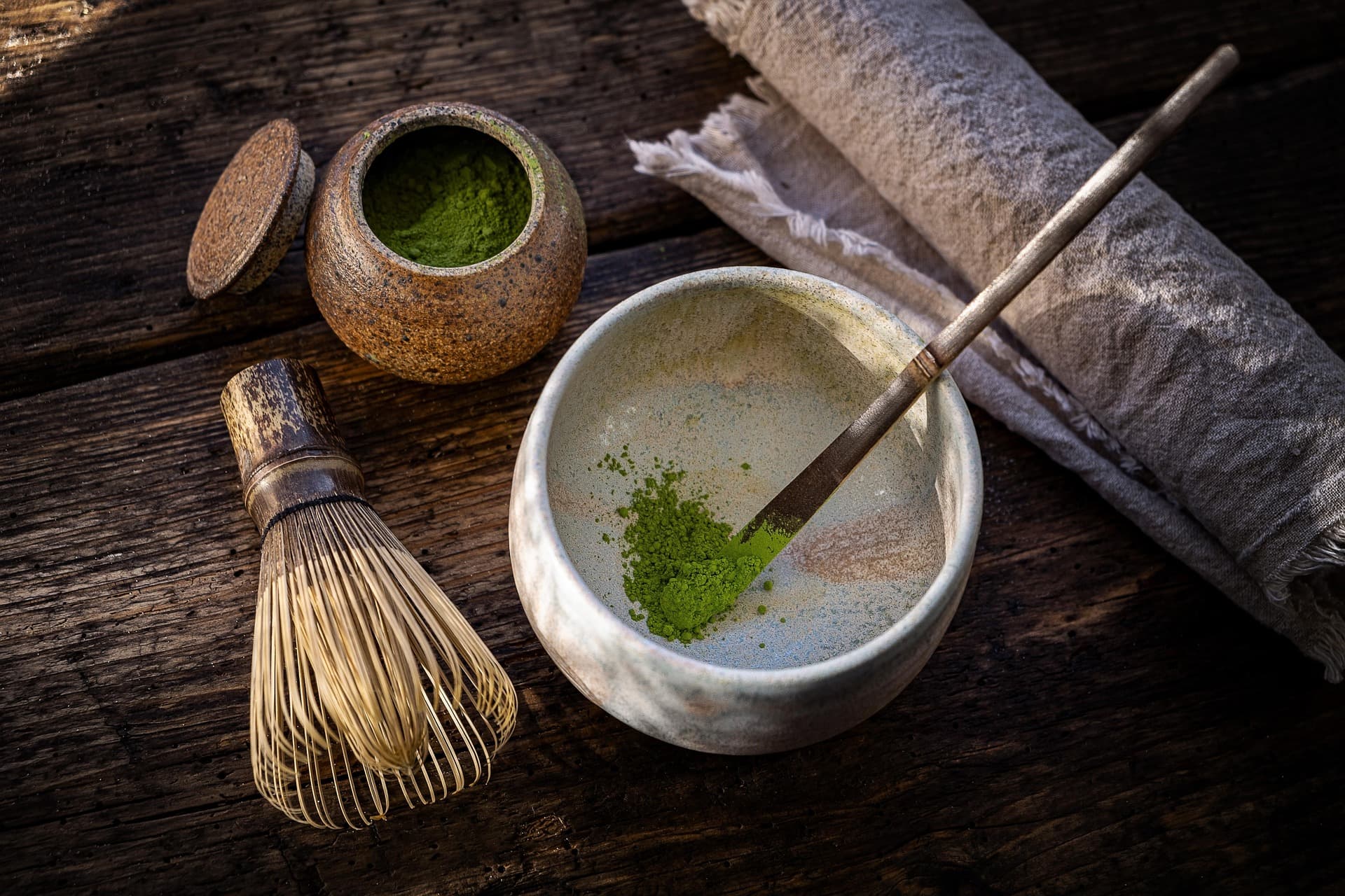 Matcha zklidňuje mysl a dodává stabilní energii 