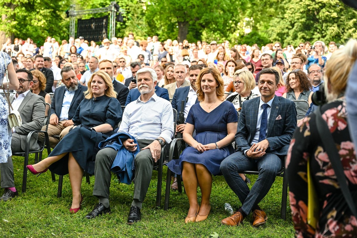 Festival hostil debatu prezidenta České republiky Petra Pavla a prezidentky Slovenské republiky Zuzany Čaputové.