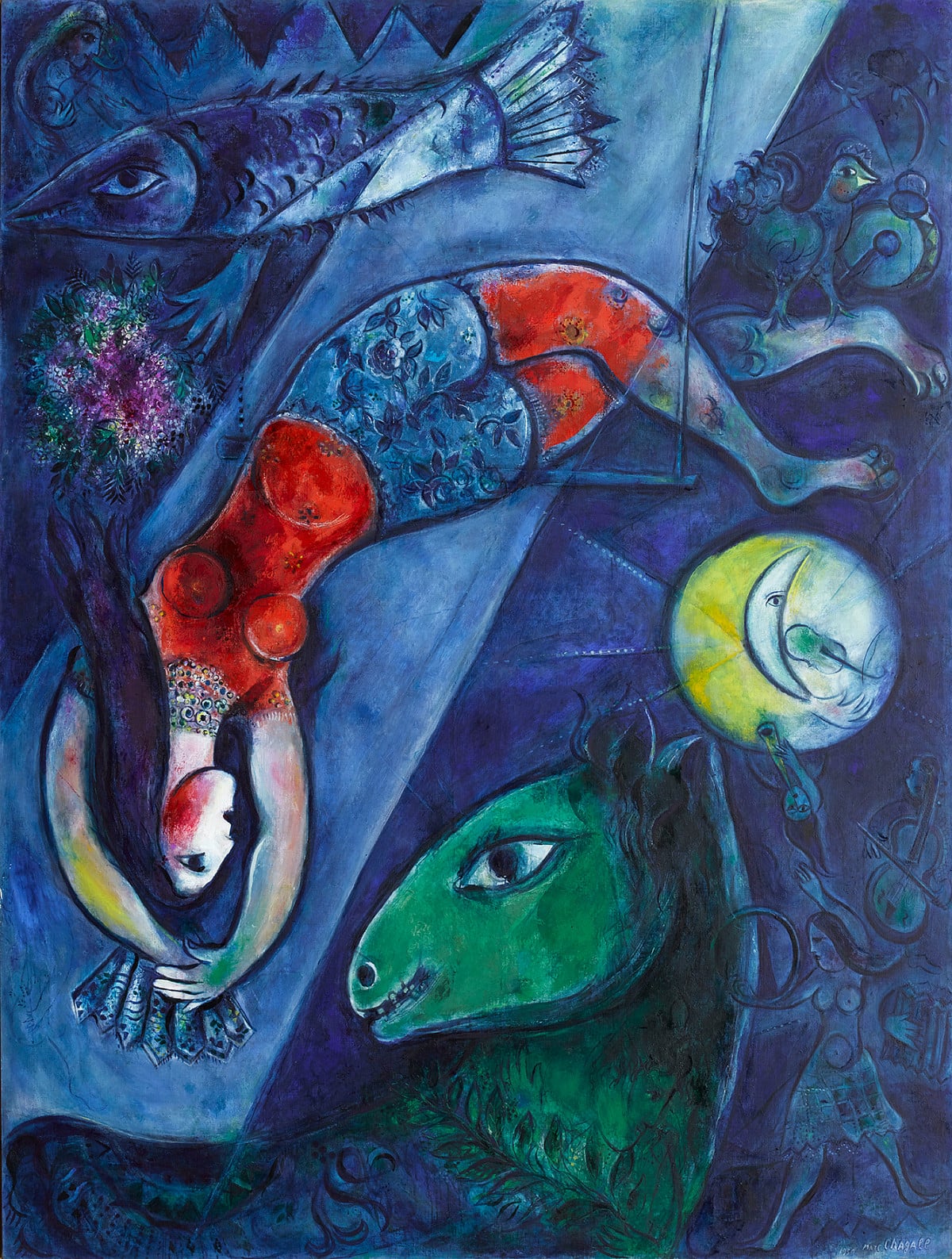 Modrý cirkus, 1950–52