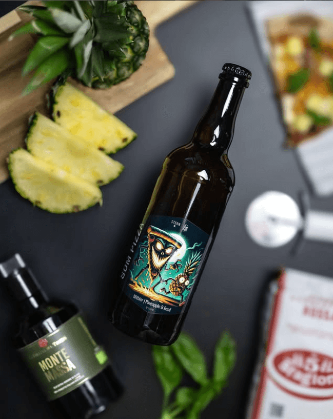 Pizza jako pivo? Brněnský Pivovar Stern a ambasador řemeslných pivovarů Maťo (IG @sompivo) poslali do světa speciál SOM PIZZA stylu Witbier.