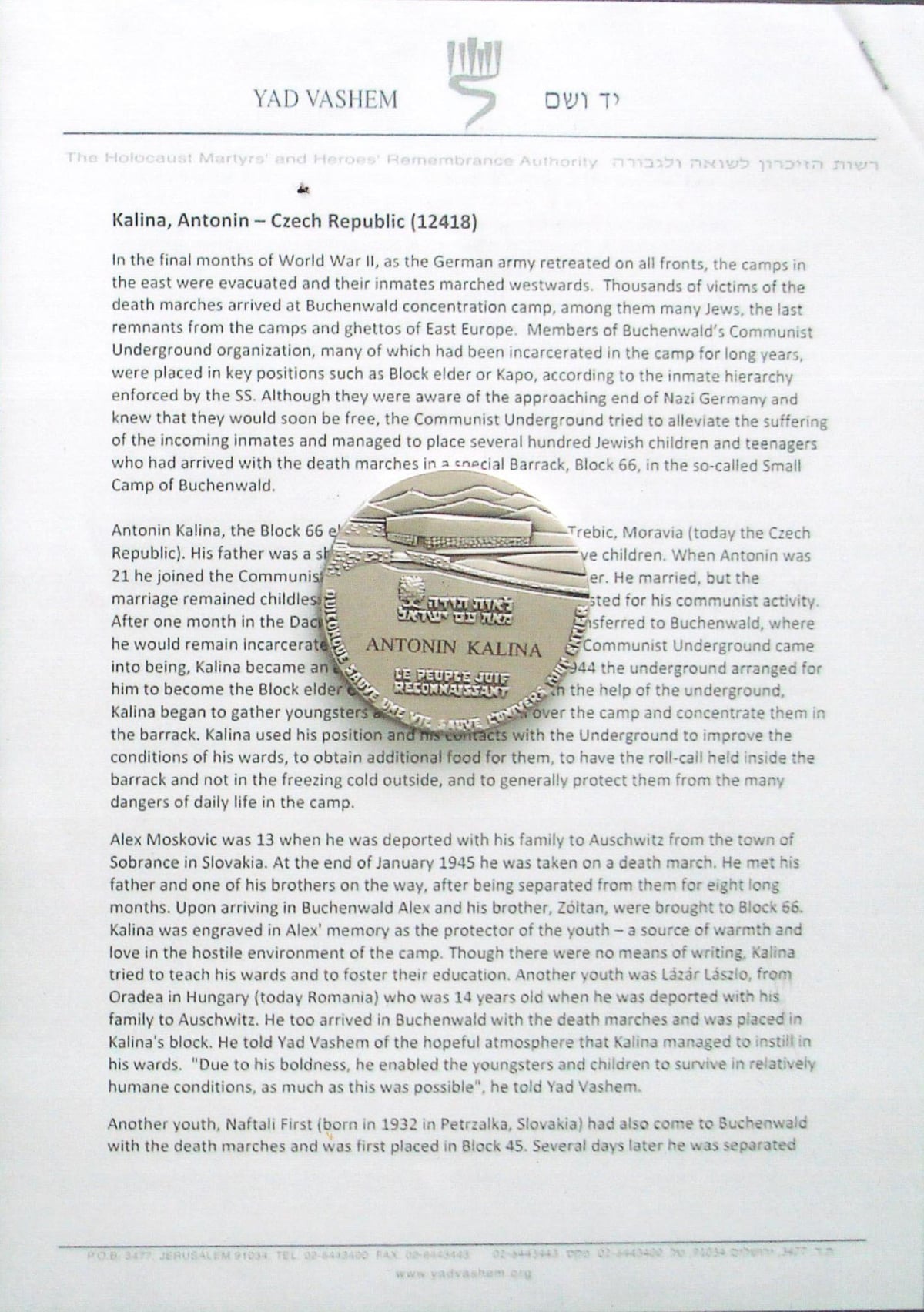 Uznání se Antonín Kalina dočkal až posmrtně