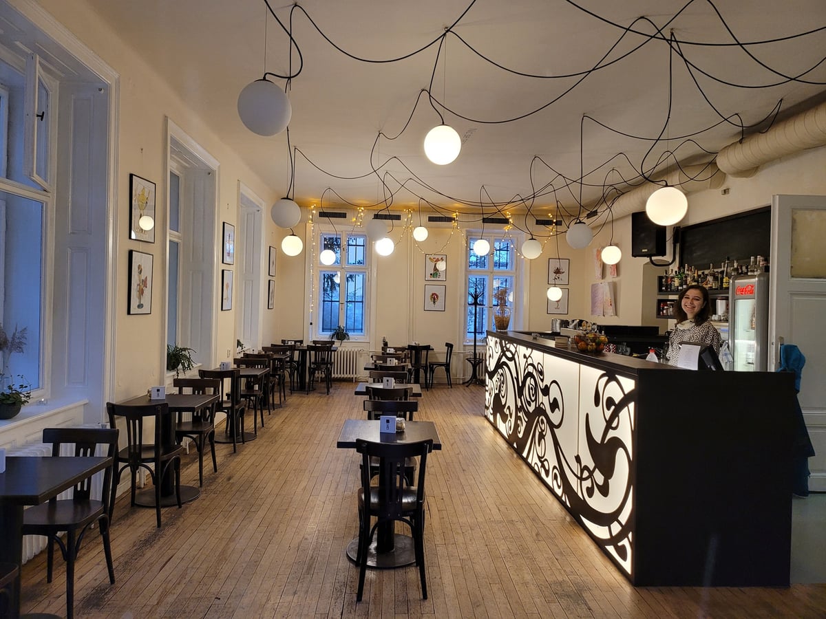 Interiér Cafe Podnebi
