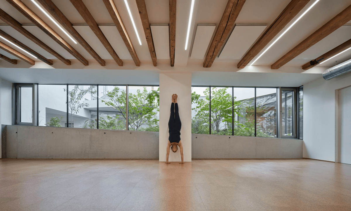 Hot room v Yoga Garden Brno