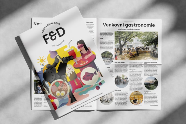 Gurmáni pozor! Vyšel letní FOOD & DRINK BRNO