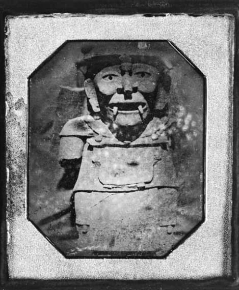 Daguerrotypie vytvořená Emanuelem von Friedrichsthalem v Yucatánu