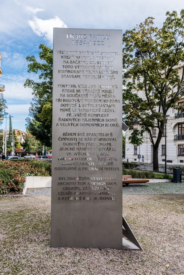 Pomník Franze Pawlu